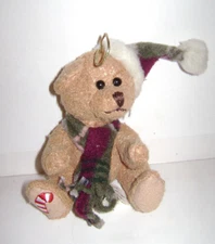 HUGFUN INT'L INC Teddy Bear Ornament 5" PLUSH STUFFED ANIMAL TOY