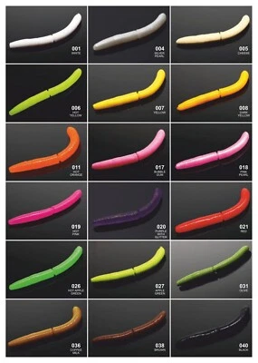 LIBRA LURES FATTY D´WORM 65mm Forellenköder Softbait Gummiköder Forelle Köder