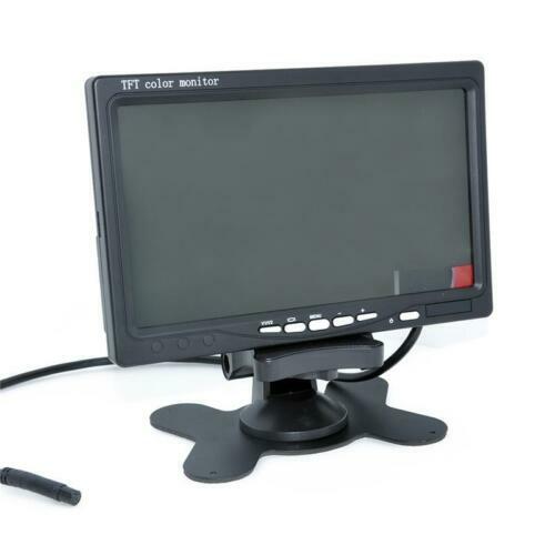 7 Zoll TFT LCD Monitor + Wireless Auto Rücksicht System Nacht Rückfahrkamera CCD - Bild 7 von 10