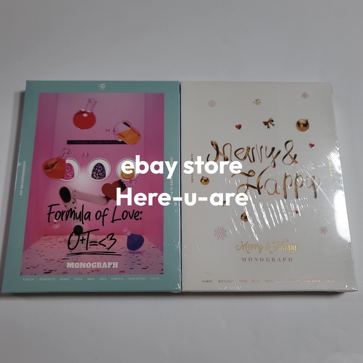 twice monograph merry&happy TWICE MERRY AND HAPPY MONOGRAPH