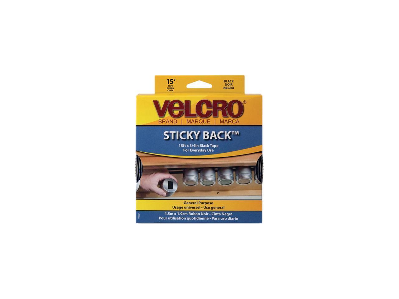 Velcro 90081 Sticky-Back Hook and Loop Fastener Tape with Dispenser, 3/4 x 15 ft-image