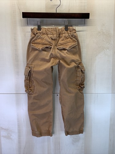 Gap Kids Boys SZ 5 Reg. Cargo Khaki Distressed Style Pants #3042 - Picture 3 of 7