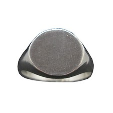 Custom Engraved Sterling Silver Signet Men Ri...
