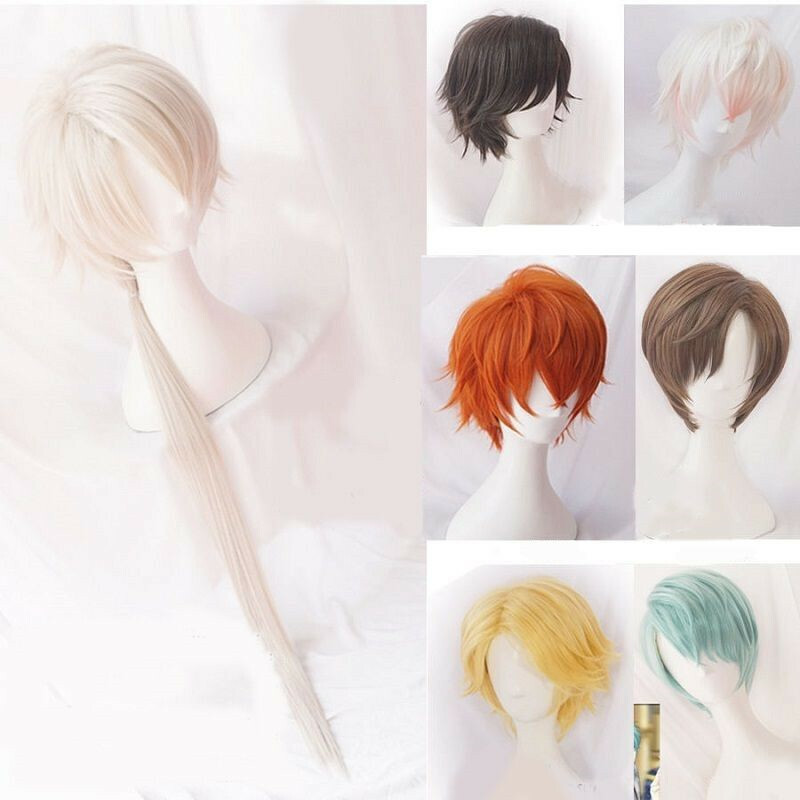 Mystic Messenger Zen 707 Cosplay Wigs Curly Heat resistance costume party hair