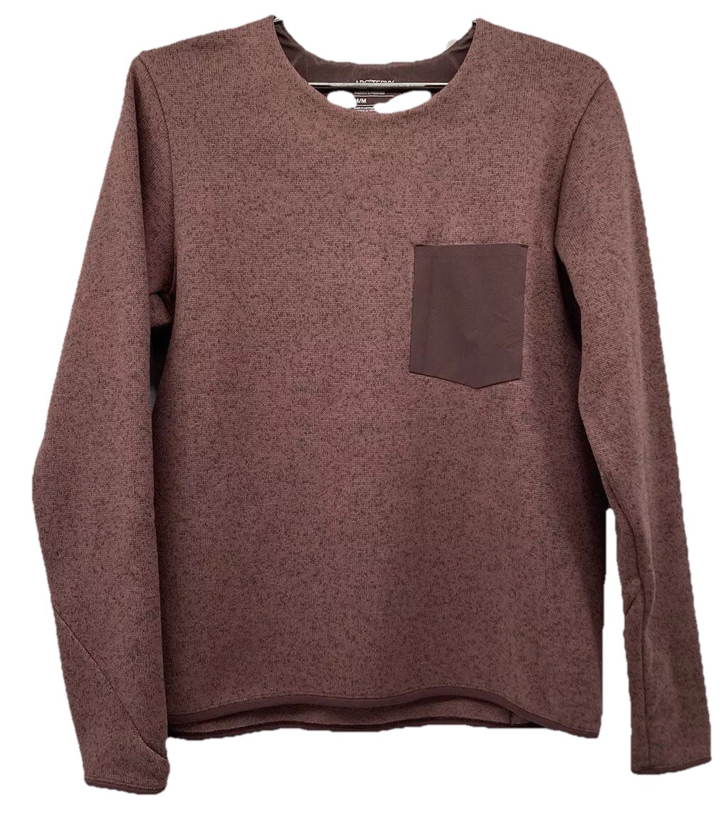 Arc'teryx Covert Maglione Donna Medio Tasca Malva Girocollo Maglia Pullover