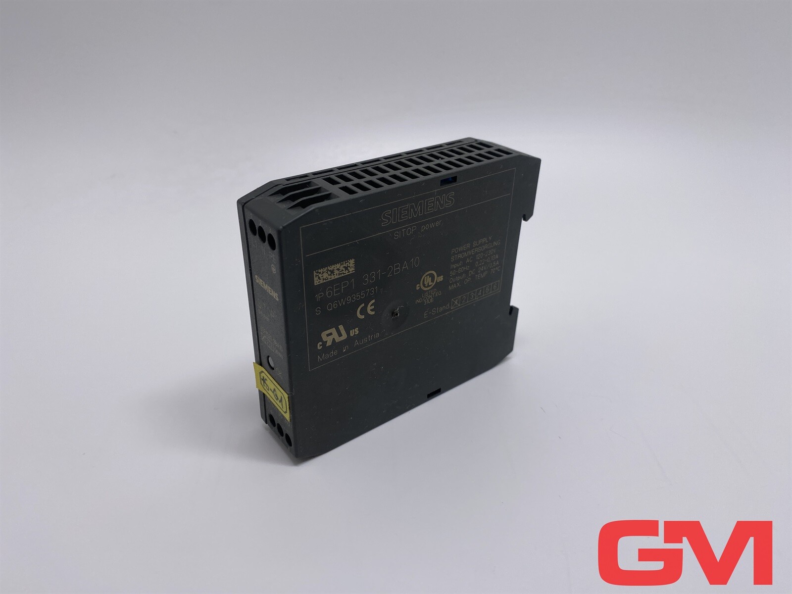Siemens Power Supply 6EP1331-2BA10 0.5 A SITOP E-Stand 01