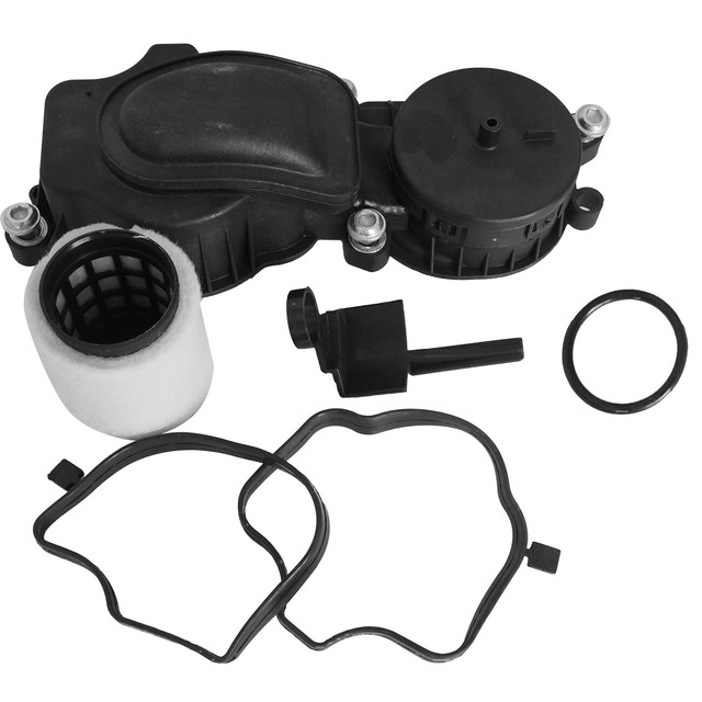 Engine Crankcase Oil Breather Valve Kit for BMW X5 E53 Vortex W/ Cover