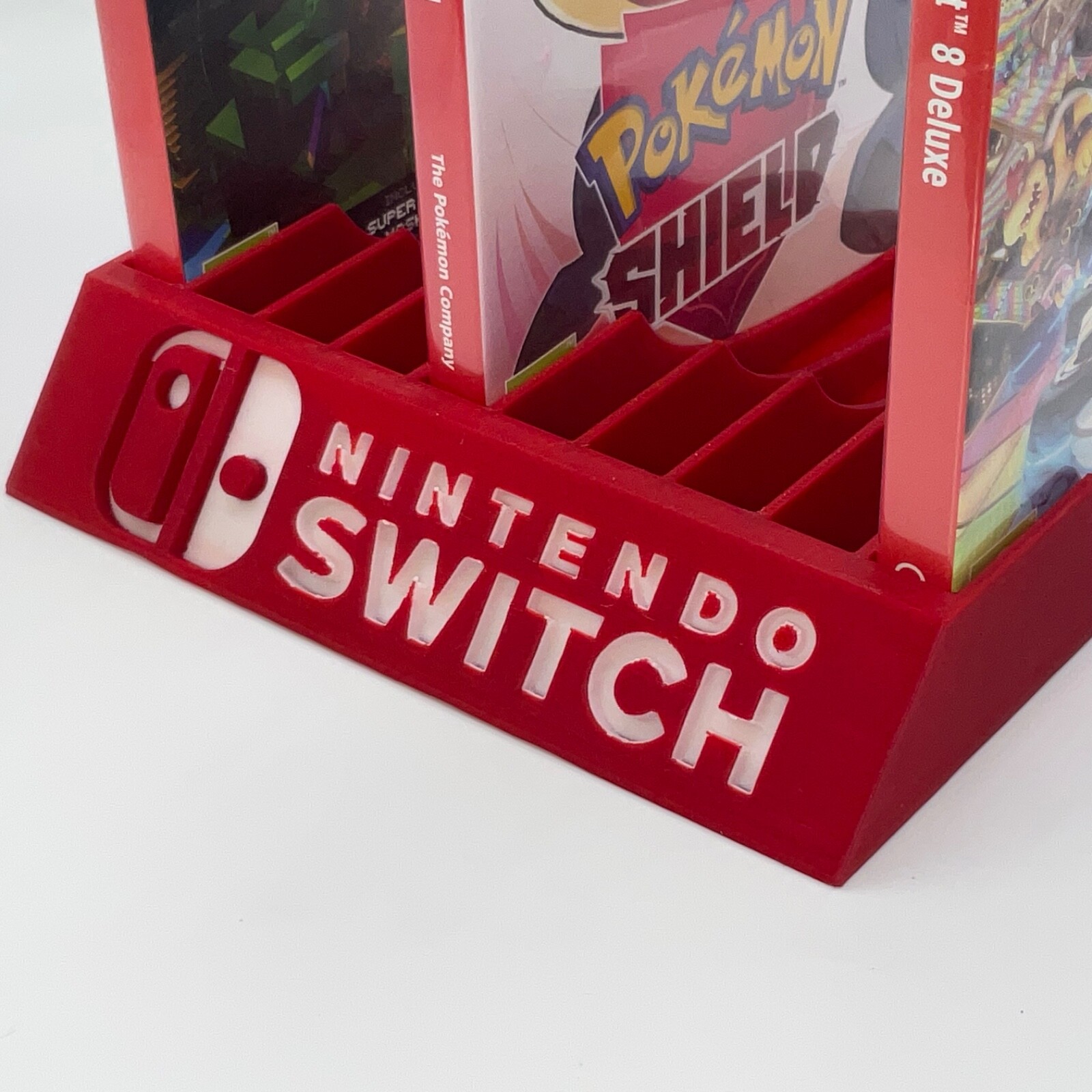 Nintendo Switch Game Case Holder - Display For Game Boxes. Game Mount Stand Gift-image