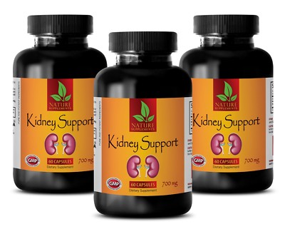 urinary tract health - KIDNEY SUPPORT COMPLEX - body detox - 3 Bottles