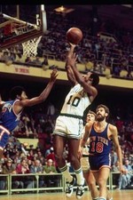 Jojo White Of The Boston Celtics 1974 Old Basketball Photo 1