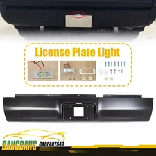 For 1994-2001 Dodge Ram 1500 2500 3500 Black Rear Bumper Roll Pan w/LED Light