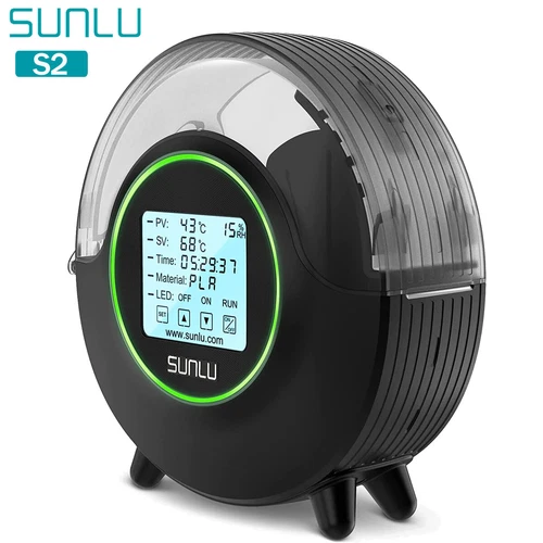 SUNLU S2 Filament Trockner PLA Filament Dehydrator 360° Heizung Touchscreen 70°C
