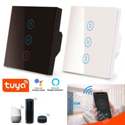 Smart WIFI Rolladenschalter Touch Jalousieschalter Vorhang Schalter Alexa TUYA