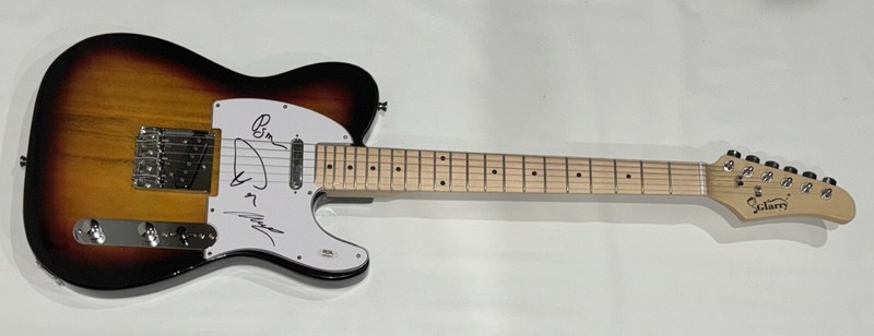 PHISH SIGNED SUNBURST ELECTRIC GUITAR TREY ANASTASIO MIKE PAGE PSA COA