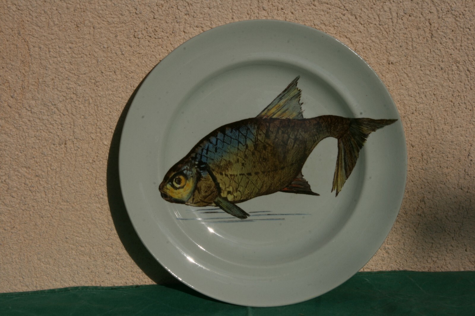 céramique assiette plate de porcelaine anglaise Mintons \