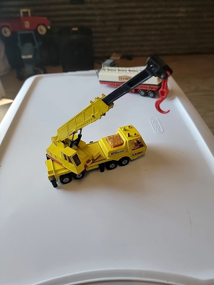 VINTAGE MATCHBOX 1974 SUPER KING HERCULE'S MOBIL CRANE 229 - Imagem 3 de 4