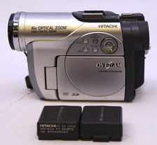 Hitachi DZ-MV2000E DVD / SD Camcorder 2x Batteries NO CHARGER UNTESTED