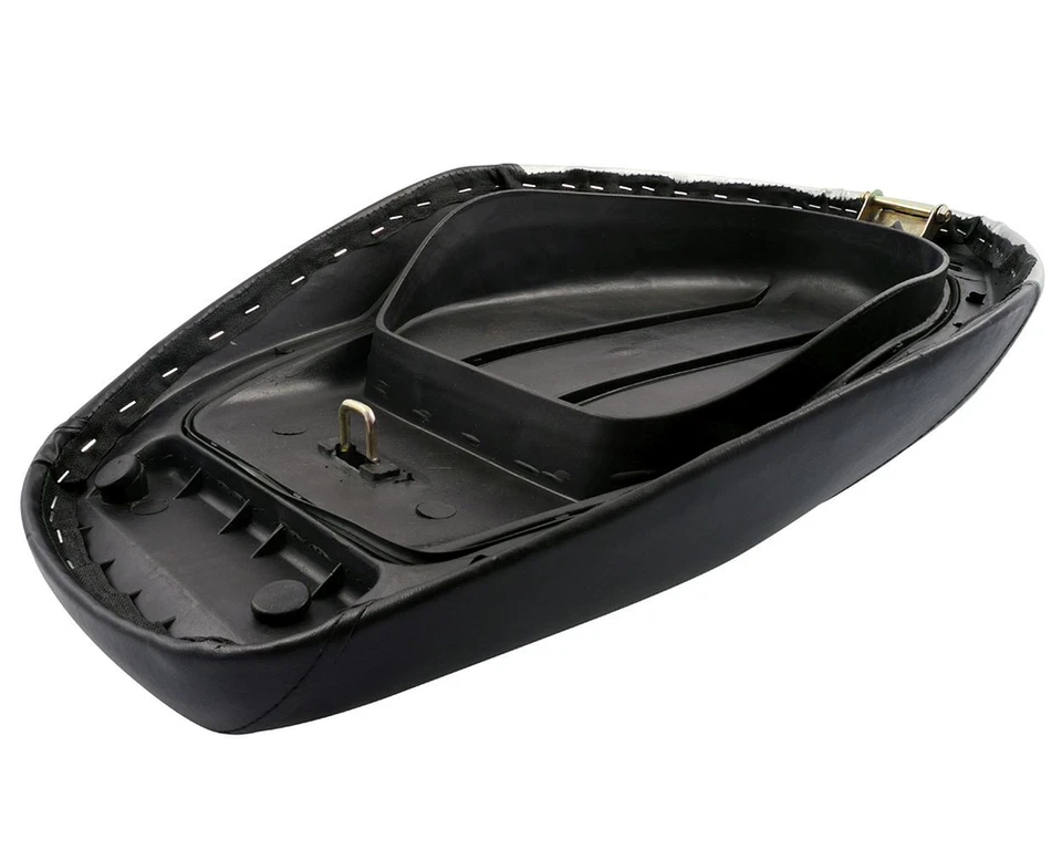 Sitzbank schwarz/silber 4T Baotian BT49QT-9,BT49QT-3,Benzhou City Star YY50QT- - Bild 4 von 4