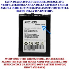Batteria Originale Archos Per 50b Oxygen 50 50b Neon Ac50box 2000mah Nuova