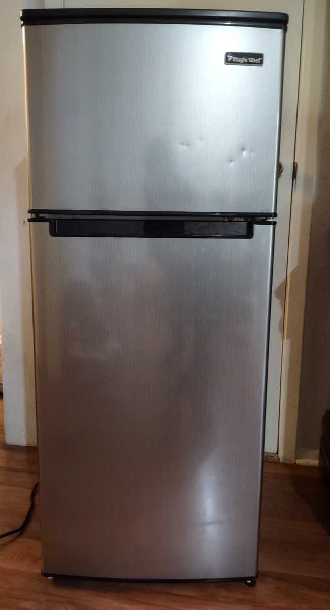 Magic Chef, Two Door Refrigerator Convenient Vegetable Storage - Main Image