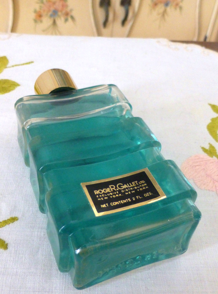 VTG 1950s Roger & Gallet BLUE CARNATION (OEILLET BLEU) Perfumed Bath