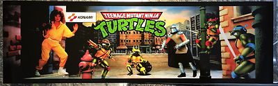 Teenage Mutant Ninja Turtles (TMNT) Arcade Marquee 27''x8''