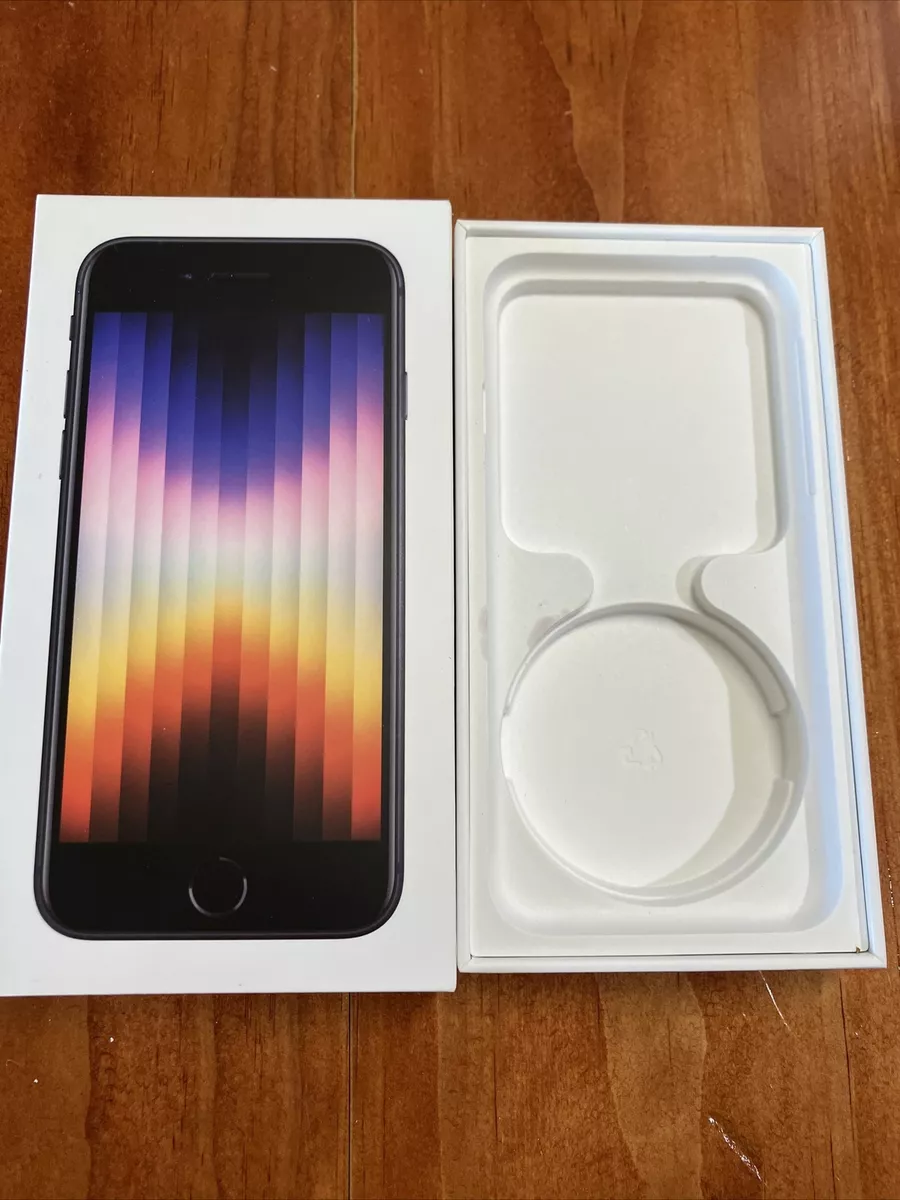 iPhone SE 2022 Midnight 64G Model A2595 (Empty Box Only)