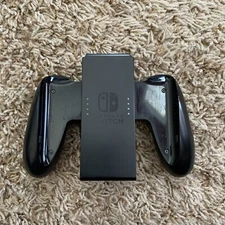 Authentic Black Genuine Official Nintendo Switch Joy-Con Controller Comfort Grip