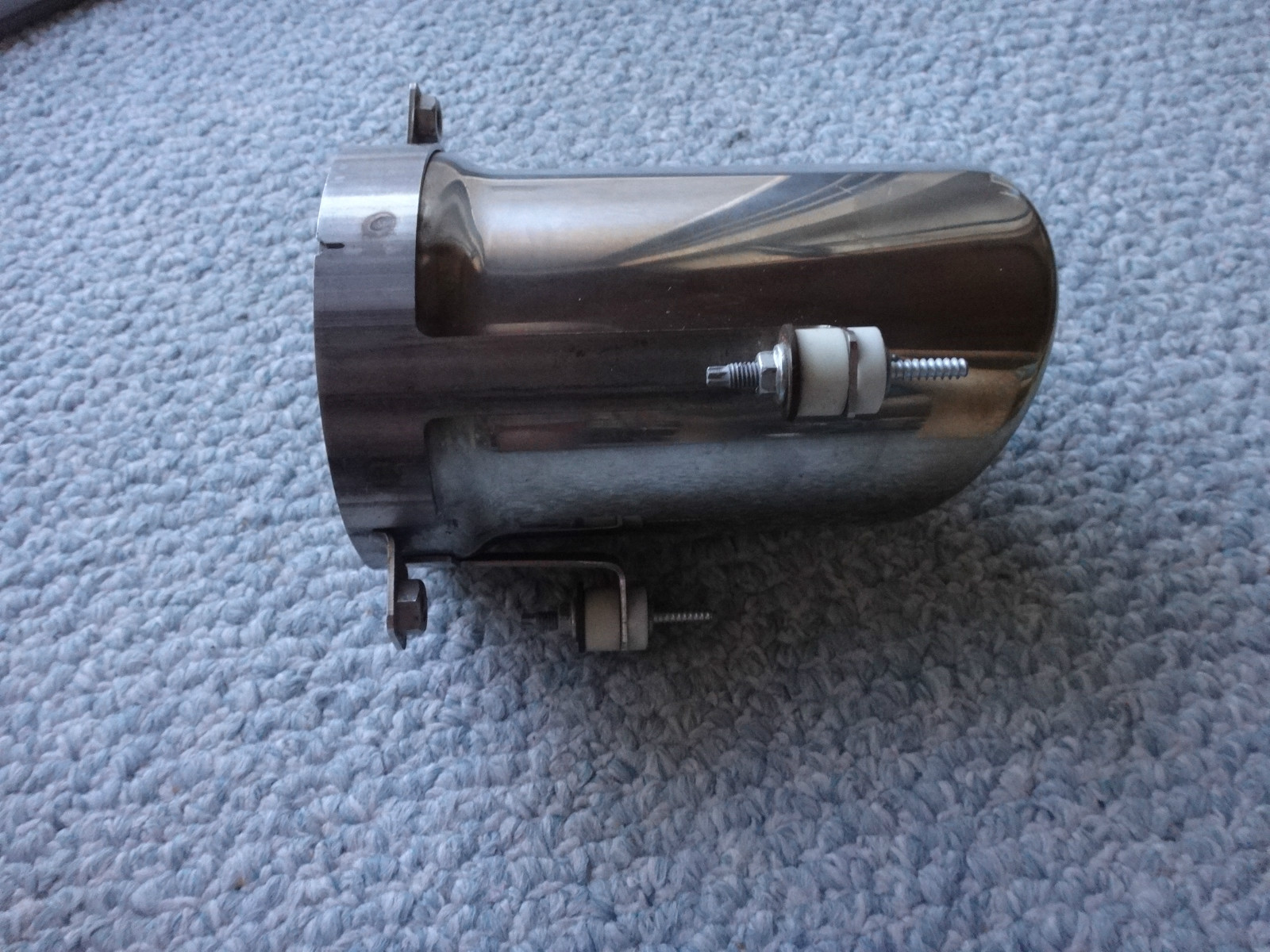 ASTON MARTIN  V 8 VANTAGE ONE ( 1 )  CHROME EXHAUST END PIPE   PERFECT CONDITION