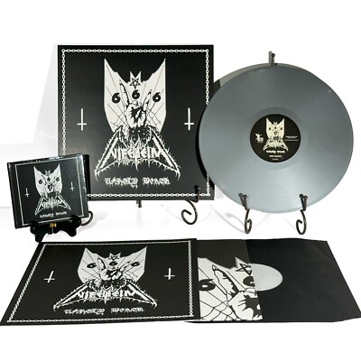 NIFELHEIM Unholy Death LP Silver Vinyl + Hardcover Digibook CD