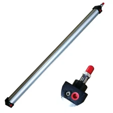  Double Act Pneumatic Air Cylinder SC40X1000 Bore 1.5'' Stroke 1000mm Single Rod