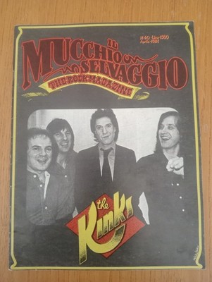 MUCCHIO SELVAGGIO n. 40 1981 THE KINKS - STRAY CATS - ROBERT WYATT - CLASH