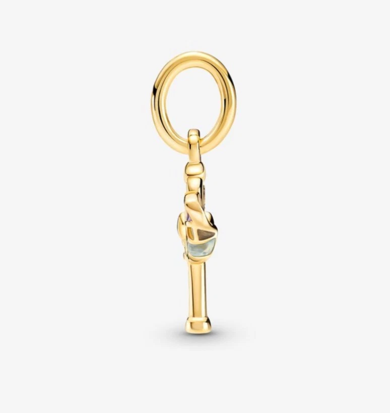 Pandora x Harry Potter Charm Anhänger / Geflügelter Schlüssel / Vergoldet - Bild 2 von 4