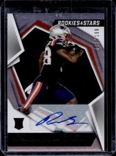 2021 Panini Rookies & Stars Rhamondre Stevenson Signatures Rookie RC Auto #/199