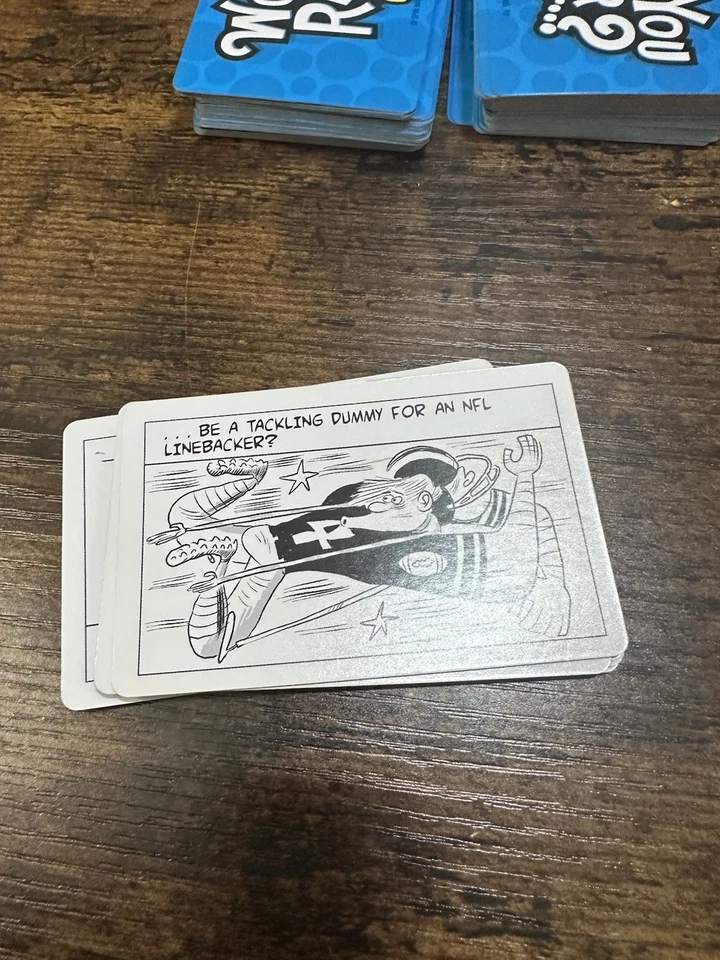 Spin Master Would You Rather?? Picture Card Game - Justin & Dave Books Complete! - Image 2 of 2