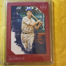 Joe DiMaggio Parallel 2020 Diamond Kings Red Frame #20 PWE