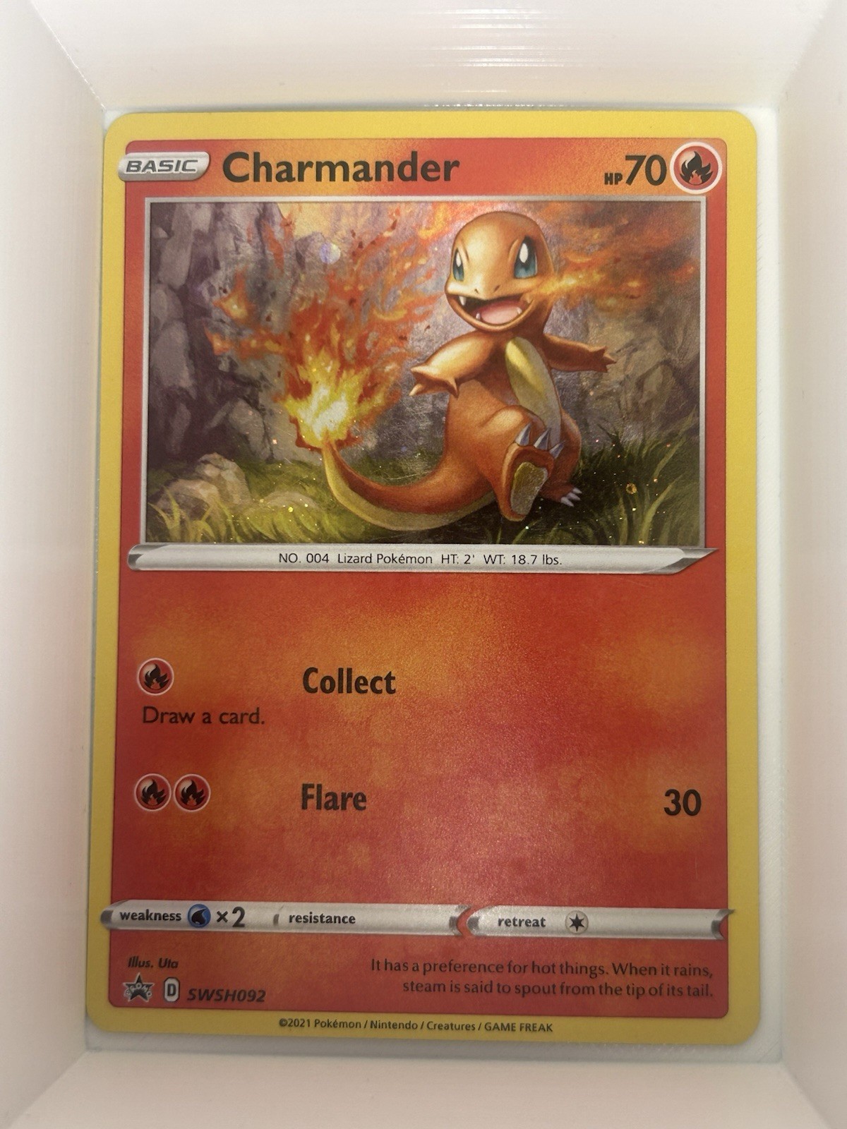 Charmander SWSH092 SWSH: Sword & Shield Promo Cards Holo