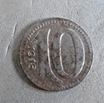 Mainz Germany 10 pfenning 1918