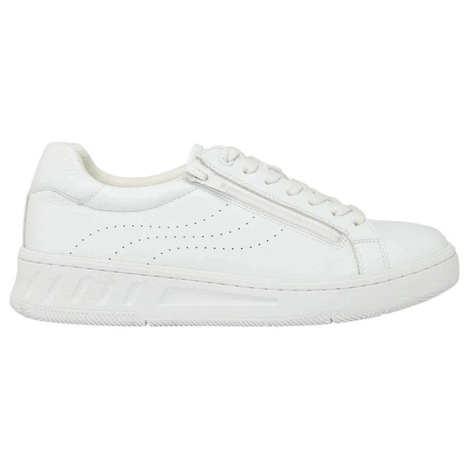 Womens Hush Puppies Spin White Ladies Sneakers Casual Lace Up Shoes