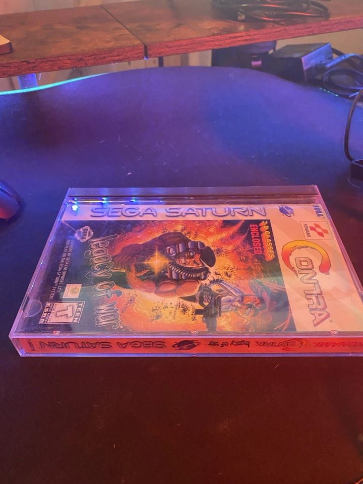 * Contra: Legacy of War (Sega Saturn, 1997) Missing 3D Glasses - Image 4 of 4