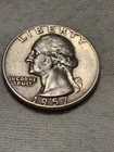 1957 washington quarter silver
