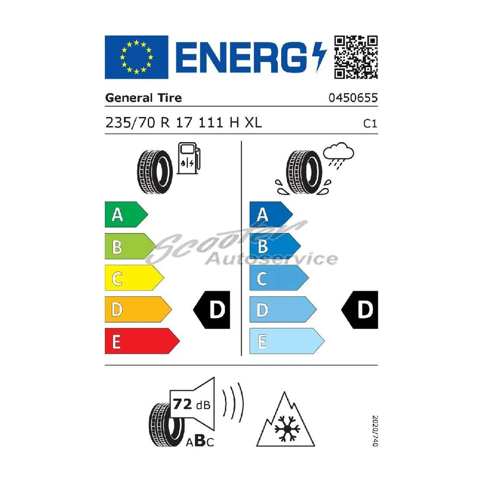 General 235/70 R17 111H Allwetterreifen Grabber AT-3 3PMSF XL | 85464 - Bild 2 von 4