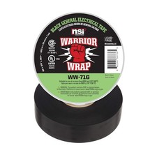 Warriorwrap General 3/4 In. X 60 Ft. 7 Mil Vinyl Electrical Tape, Black