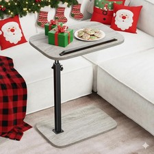 HUANUO Adjustable TV Tray, Height Adjustment TV Trays with 360  Swivel and 90...