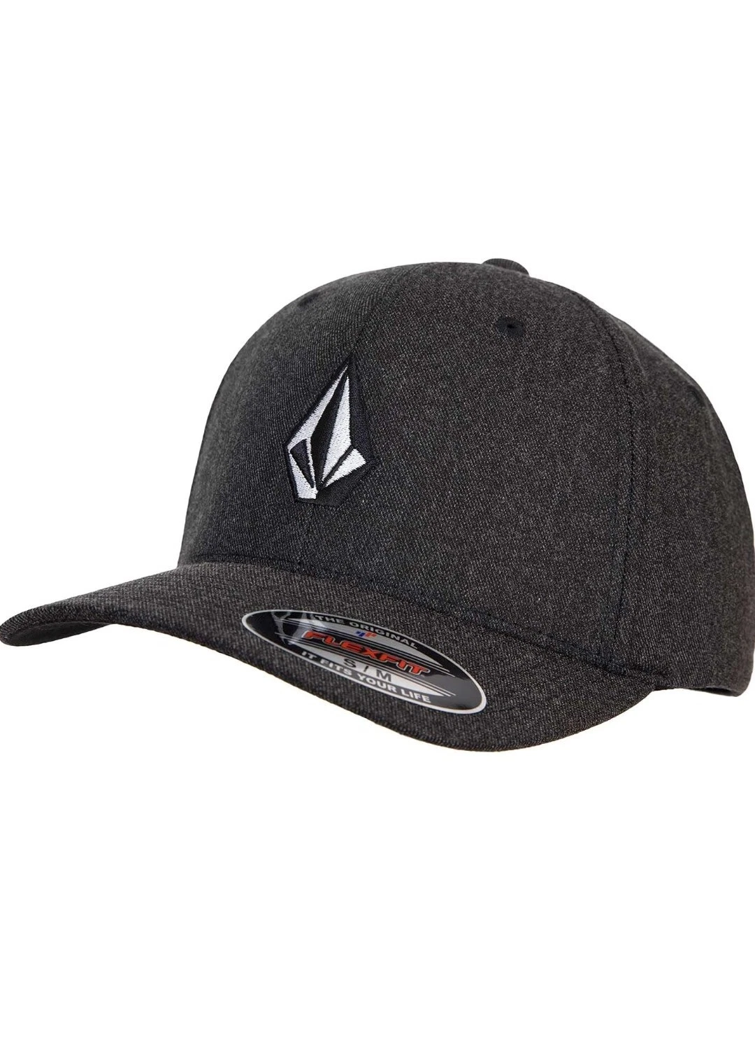 Volcom Full Stone Flexfit Hat Cap Charcoal Gray Size L/X-Large Logo NWT