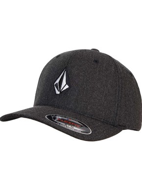 Volcom Full Stone Flexfit Hat Cap Charcoal Gray Size L/X-Large Logo NWT