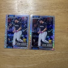 2026 Topps Series One Jakob Marsee #37 Topps Border Refractor And Holofoil