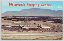 Albuquerque NM Winrock Shopping Center New Mexico Postcard 1960's