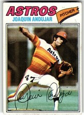 1977 Topps #67 Joaquin Andujar RC Rookie Card. rookie card picture