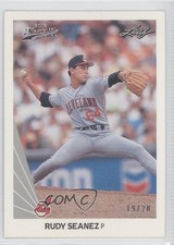 2012 Leaf Memories 1990 Leaf Buyback Silver Foil 19/20 Rudy Seanez #417 0w7